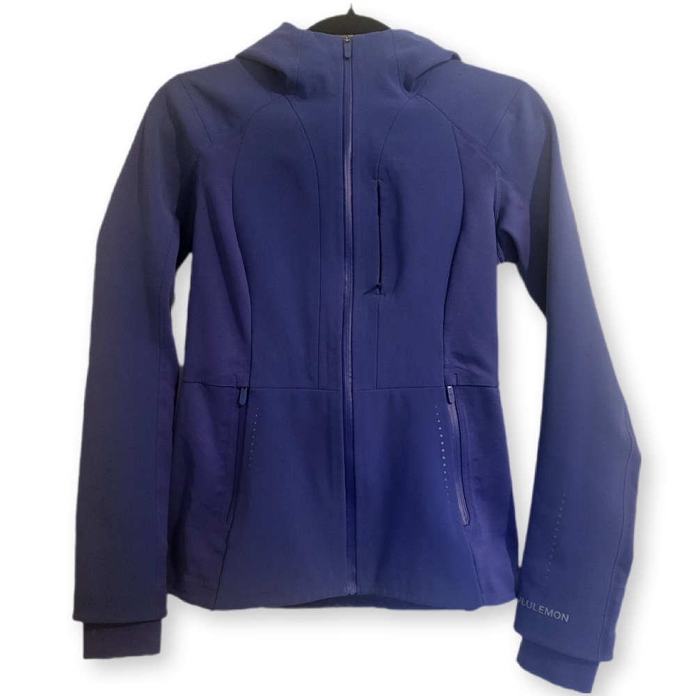 Lululemon Cross Chill RepelShell Jacket Size 4 | Deep Zinfandel Purple